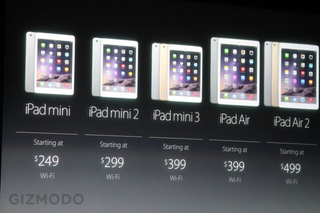 Illustration for article titled The iPad Mini 3 Is Just the iPad Mini 2 With Touch ID